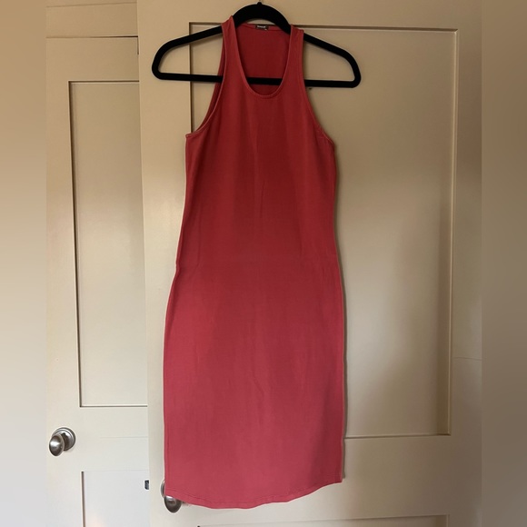 Monrow body con tank dress terracotta size XS - Picture 4 of 5